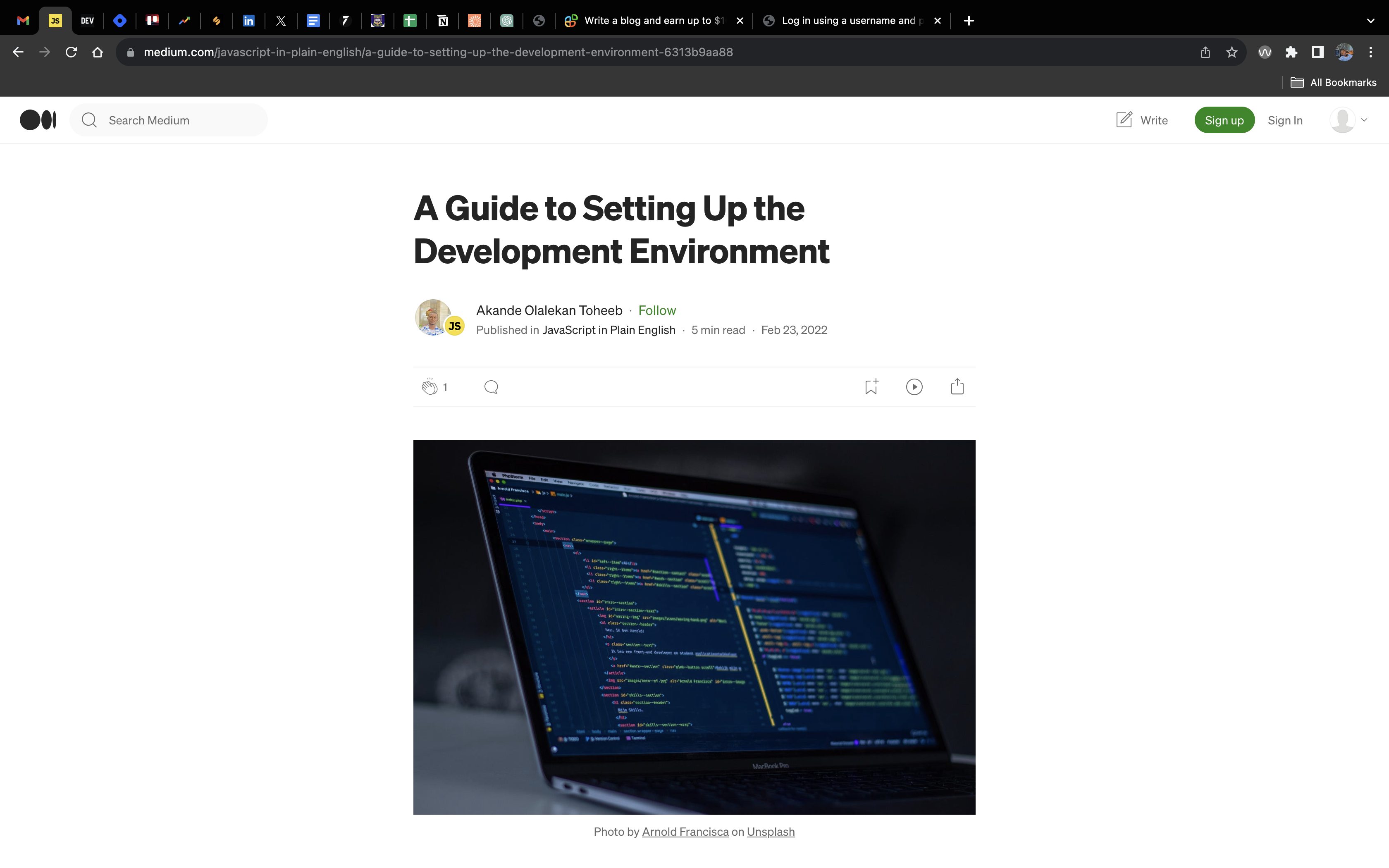 A Guide to Setting Up the Development Environment